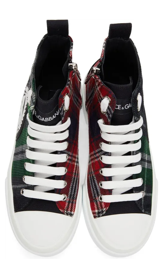 Dolce & Gabbana Portofino Light Two-Tone Mid-Top Sneakers (CS1889-AO789) (5)