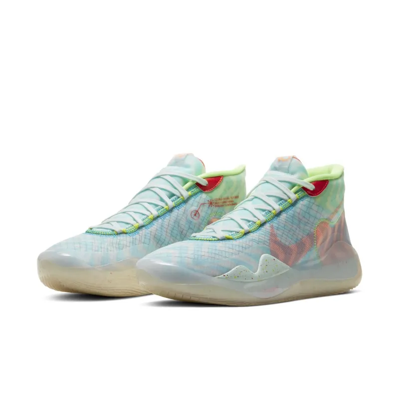 Nike KD 12 Wavvy Teal Tint/Blue Gaze-Red Orbit (CW2774-300)