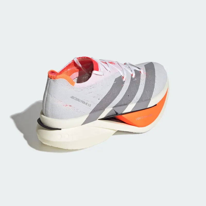 Adidas ADIZERO PRIME X3 STRUNG Running Shoes Cloud White / Cloud White / Lucid Red (JP9192)