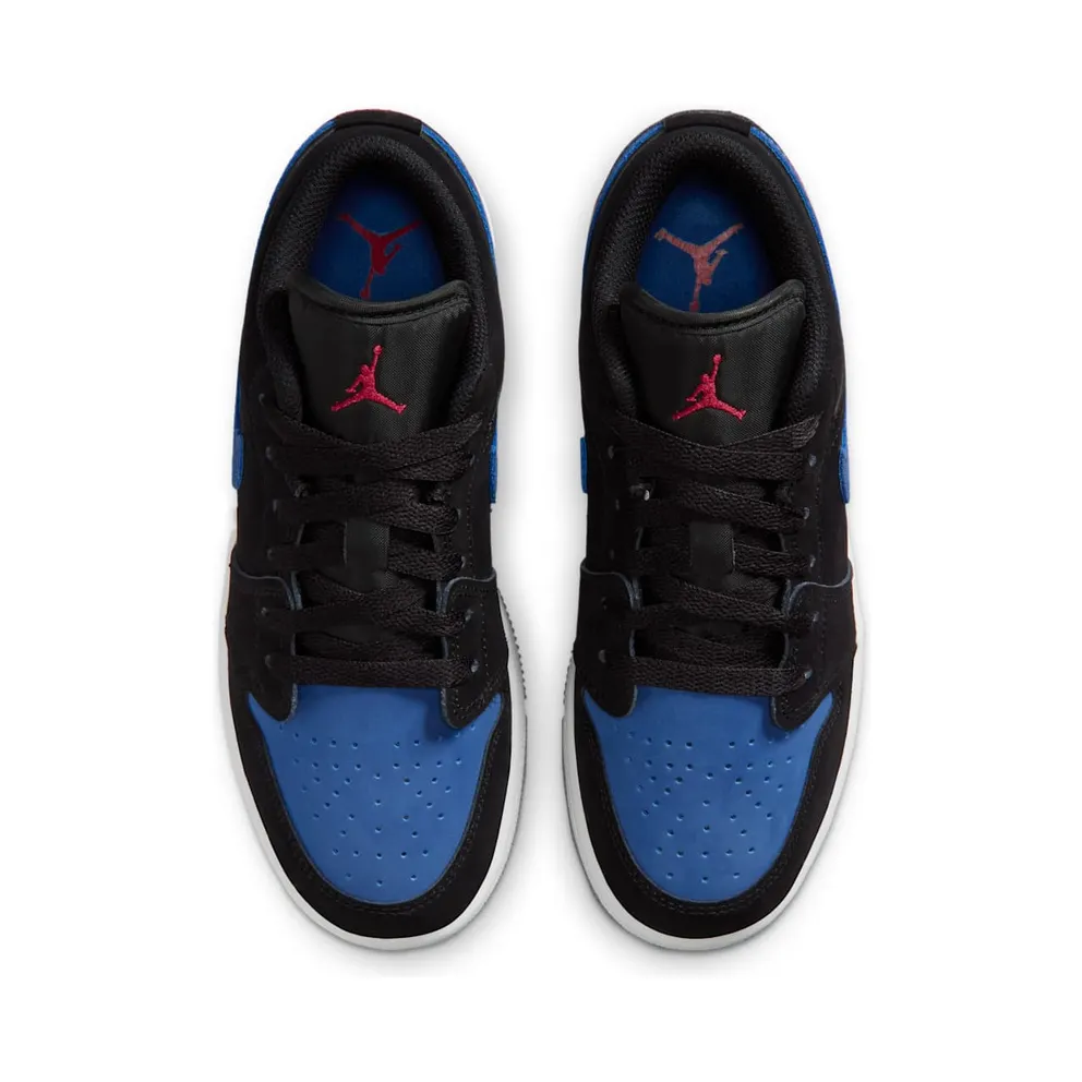 Jordan 1 Low Black True Blue Varsity Red (553560-049)