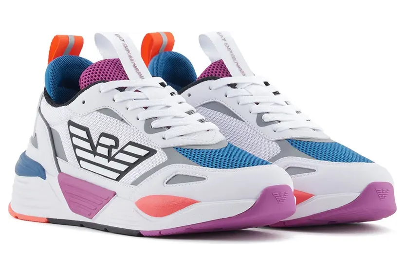 Ea7 Emporio Armani Sneakers mit Logo-Print – Schwarz (X8X070XK165)