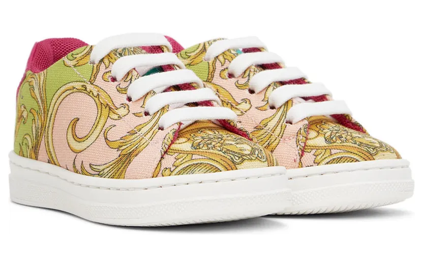 Versace Baby Multicolor Barocco Goddess Sneakers (1003554_1A03797_5G260) (4)