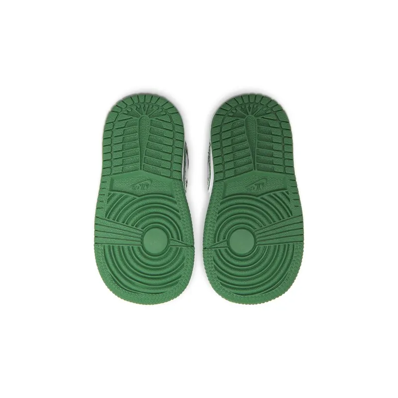 Jordan 1 Mid Pine Green (TD) Black/White/Gym Red (640735-067)