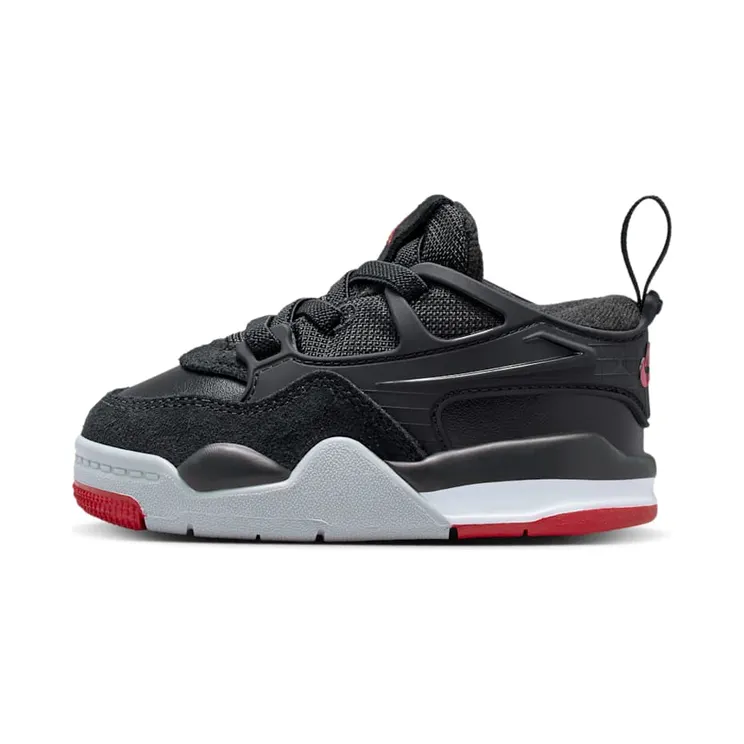 Air Jordan 4 RM TD Bred “Black / Wolf Grey / White / Varsity Red” (FQ7937-061)
