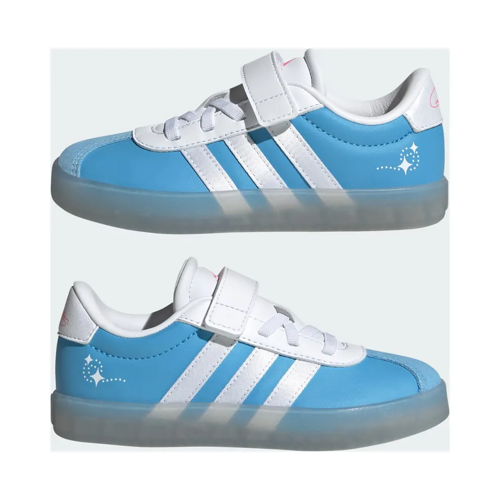 Adidas VL Court 3.0 Kids Semi Blue Burst / Cloud White / Lucid Pink (JR4901)