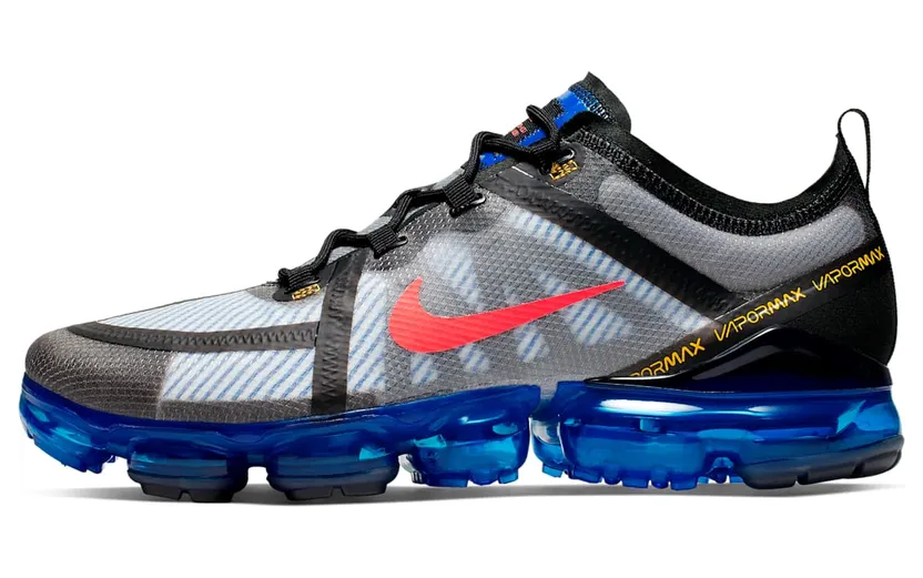 Nike Air VaporMax 2019 Black Hyper Blue Bright Crimson
