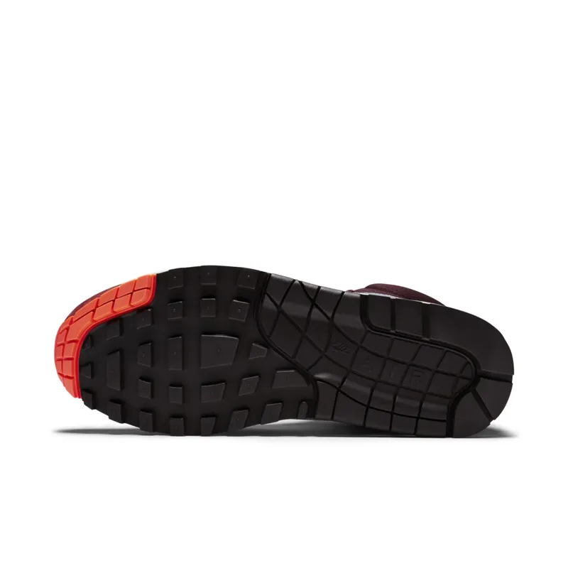 Nike Air Max 1 Mid Sneakerboot Deep Burgundy (W) Deep Burgundy/Hyper Grape-Cedar-Hyper Crimson (685269-600)
