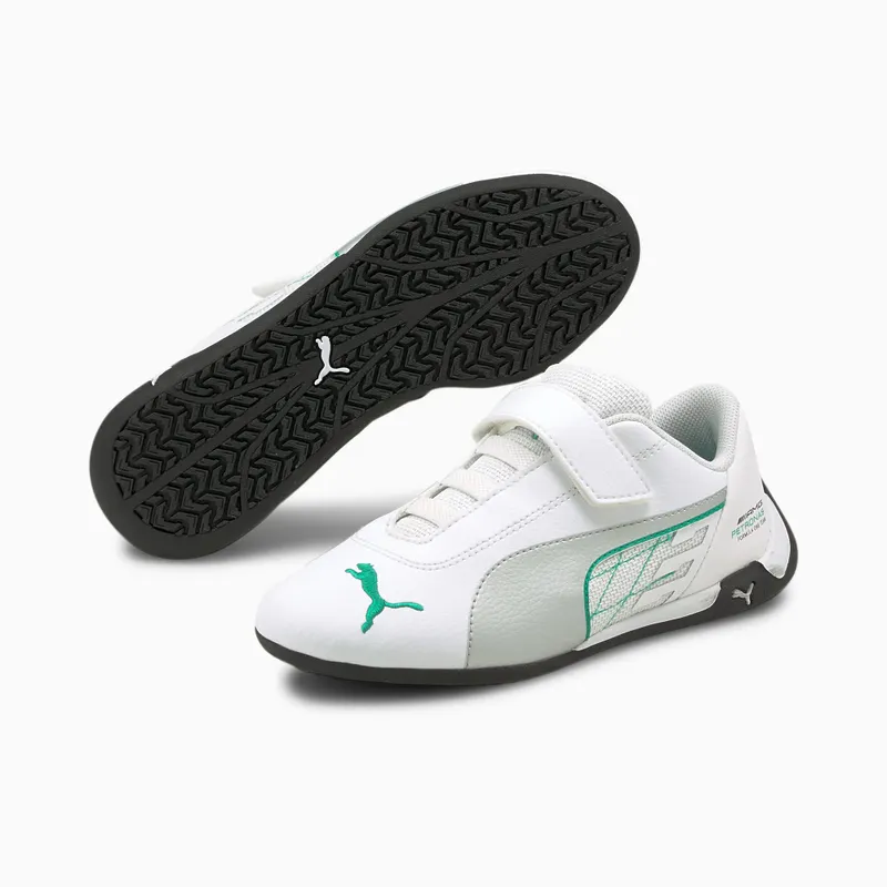 PUMA Mercedes R-Cat V Kids’ White/Silver (306623-03)