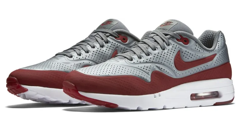 Nike Air Max 1 Ultra Moire Grey Red (2019) (705297-006)