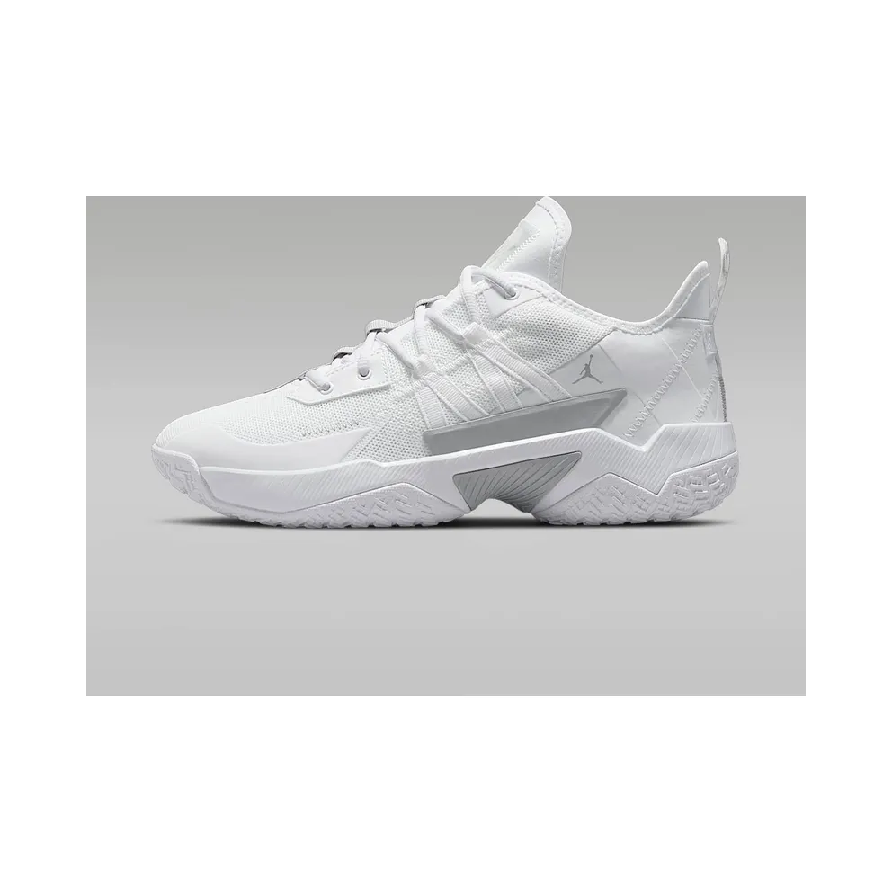 Nike Jordan One Take II “White / Metallic Silver / Wolf Grey” (CW2457-102)
