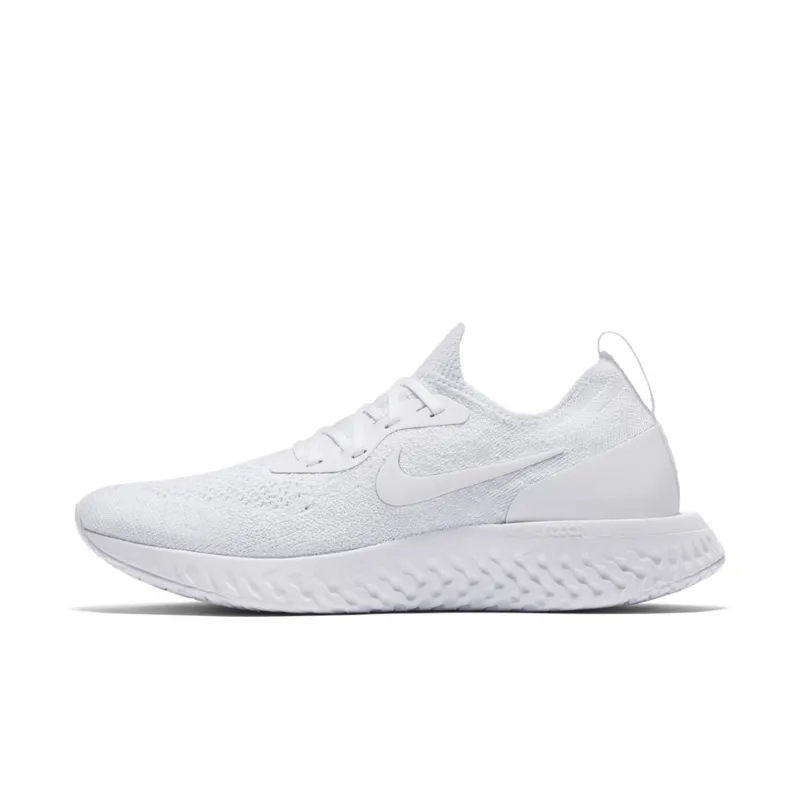 Nike Epic React Flyknit True White (W) True White/White-Pure Platinum (AQ0070-102)