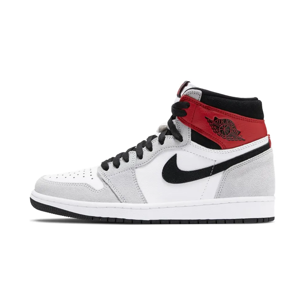 Jordan 1 Retro High Light Smoke Grey White/Black-Light Smoke Grey-Varsity Red (555088-126)