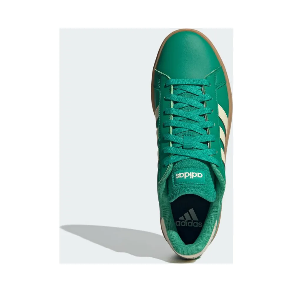 adidas Grand Court Td Lifestyle Court Casual “Court Green / Warm Vanilla / Gum” (JQ0528)