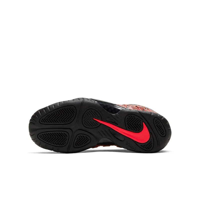 Nike Air Foamposite One Cracked Lava (GS) Black/Bright Crimson (644791-012)