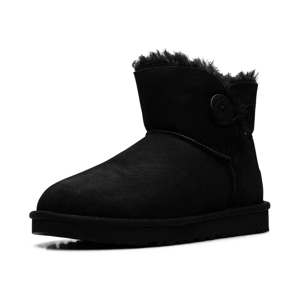 Ugg Mini Bailey Button Boot “Black” (1016422-BLK)
