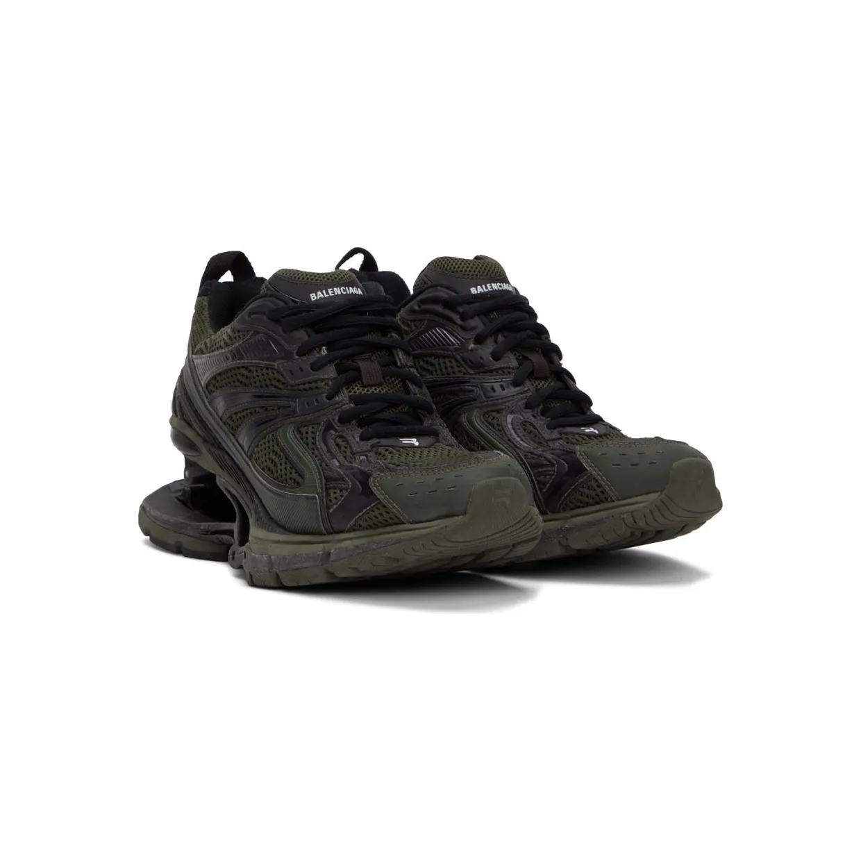 Balenciaga Green X-Pander Sneakers (653871-W2RA4-3135) (4)