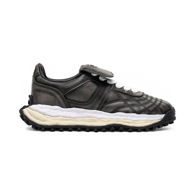 Maison Mihara Yasuhiro Scott OG Sole Vintage Leather Effect Low Black (A16FW710-BLK)