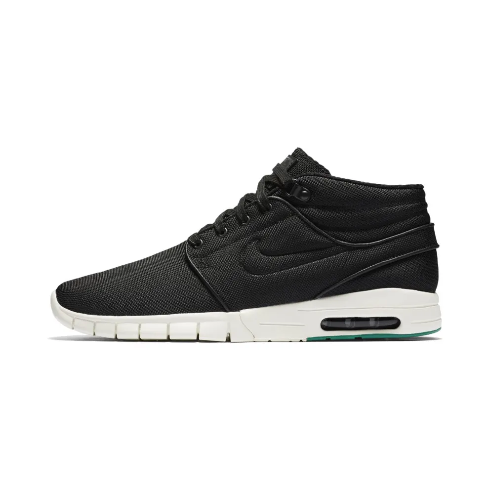 Nike Stefan Janoski Max Mid Black/Black-Neptune Green (807507-003)