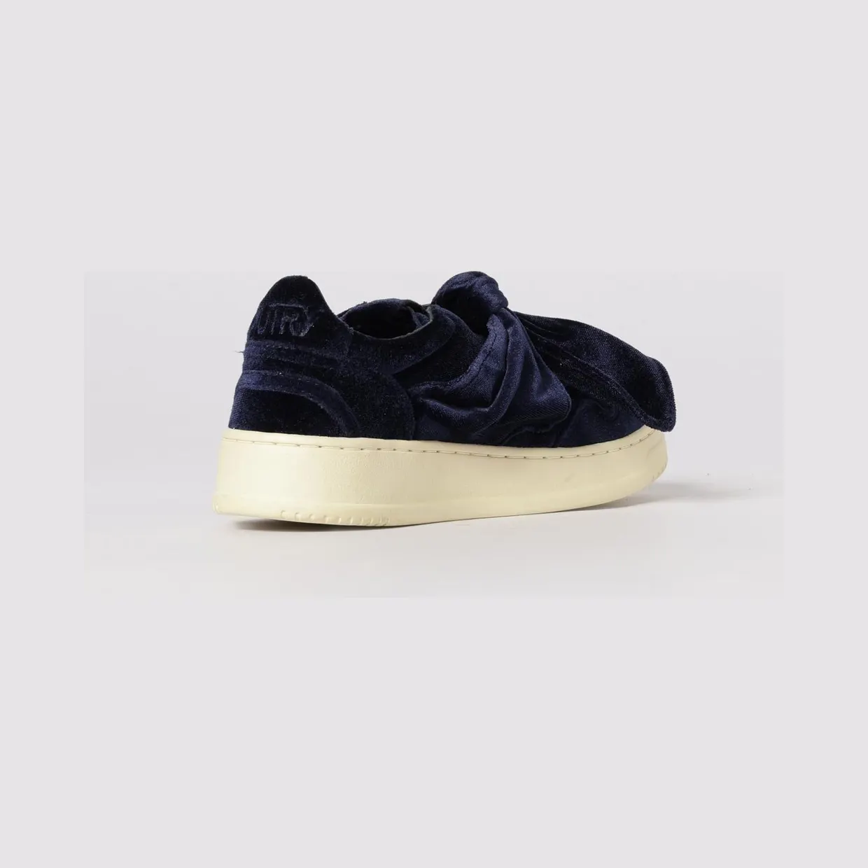 Autry Medalist Platform Low Velvet Sneakers Blue (AULWVF03) (2)