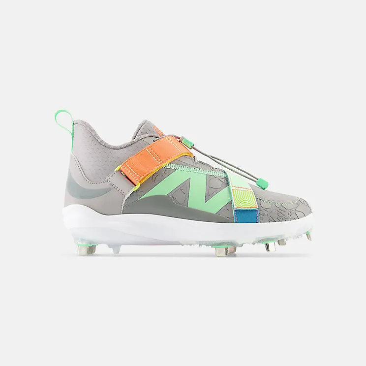 New Balance FuelCell Lindor 2 Metal Team Away Grey Neon Dragonfly Electric Jade (LMLINDL2)