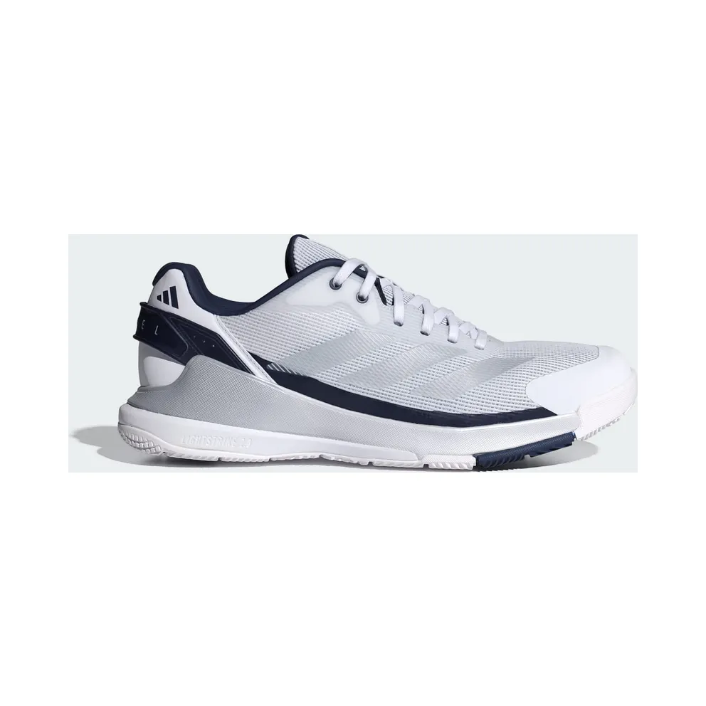 Adidas Crazyquick Padel Cloud White / Silver Metallic / Dark Blue (JR2127)