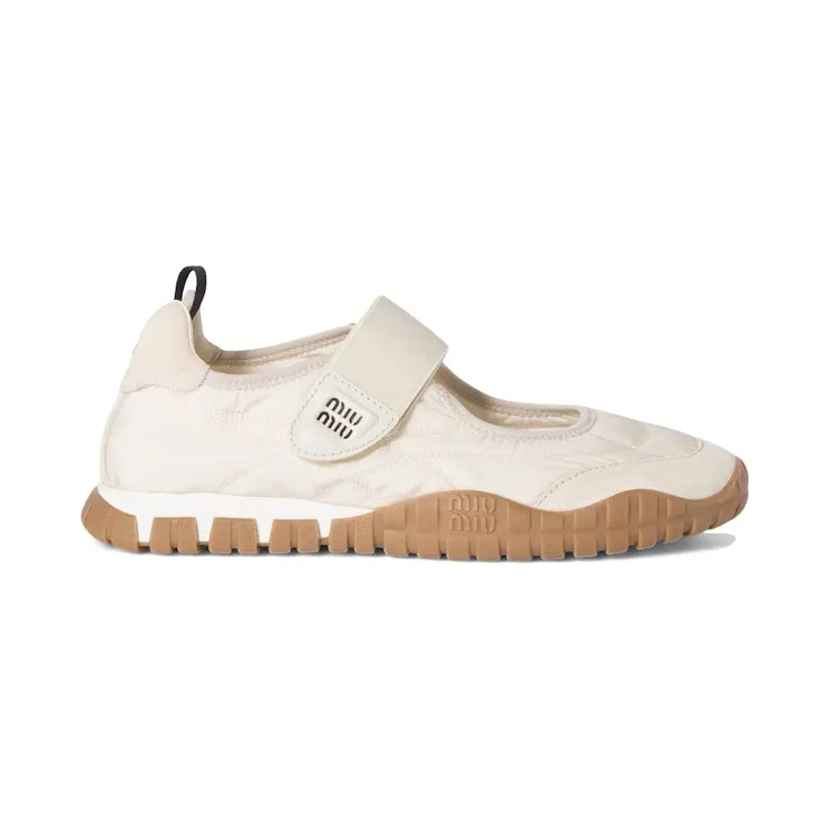 Miu Tyre Ballerinas Ivory (5F416E D7C F0304 F 005)