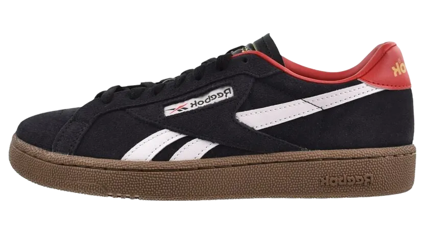 Reebok Club C Grounds “Black / Footwear White / Gum” (100256-208)