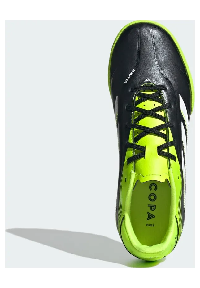 adidas Copa Pure 3 League TF Core Black Cloud White Lucid Lemon (JR2881)