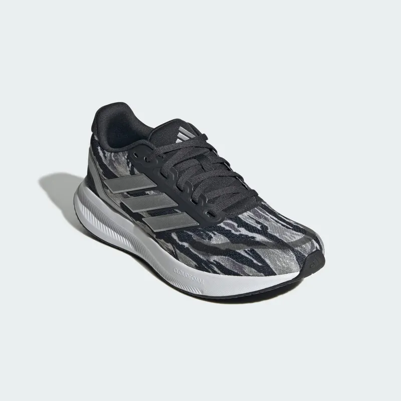 Adidas RunFalcon 5 Kids Silver Pebble / Silver Metallic / Carbon (JQ2172)