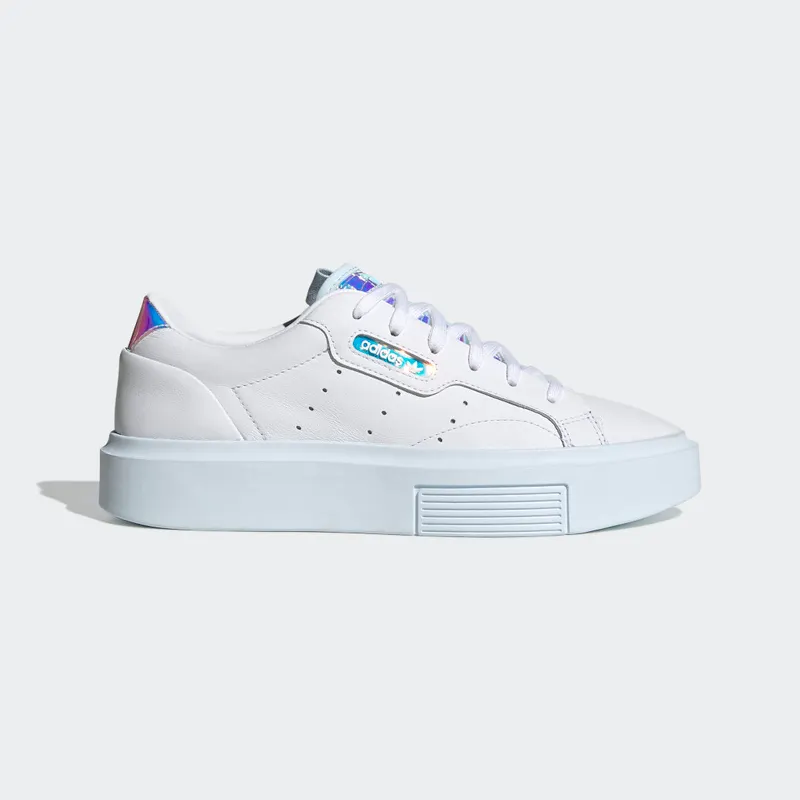 Adidas Sleek ‘White Iridescent’ Cloud White/Sky Tint/Core Black (FW3717)