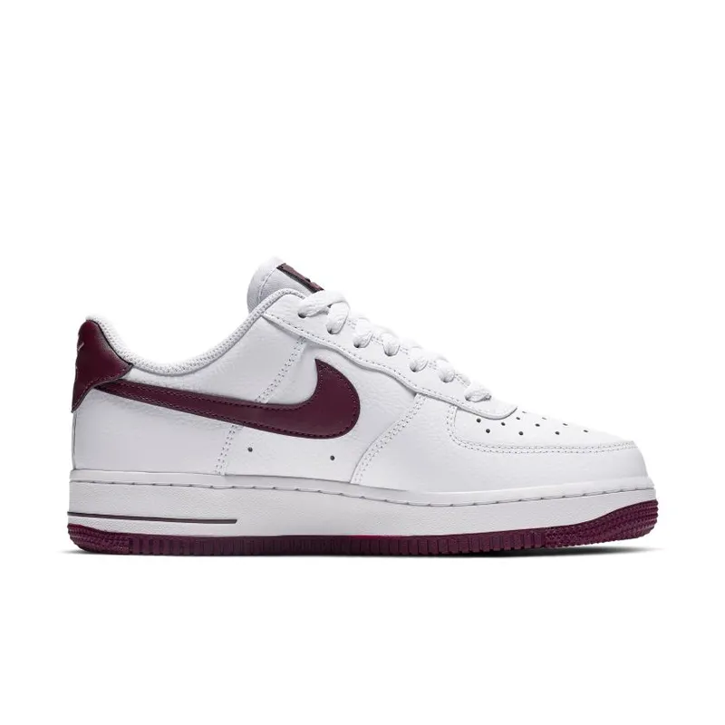 Nike Air Force 1 Low Patent White Bordeaux (W) White/Bordeaux (AH0287-105)