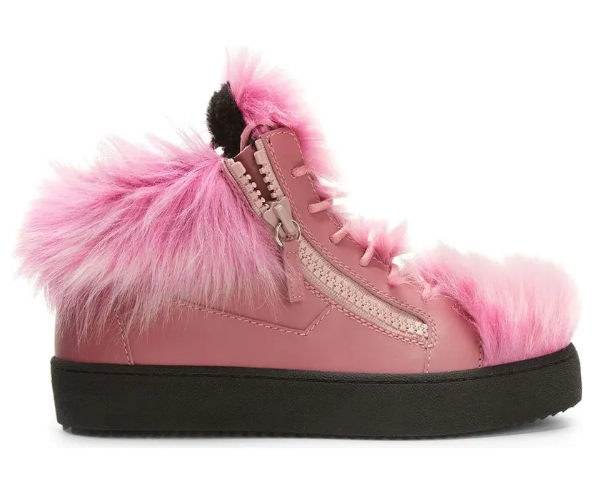 Giuseppe Zanotti Marlena Winter mid-top sneakers – Roze (RW20055002)