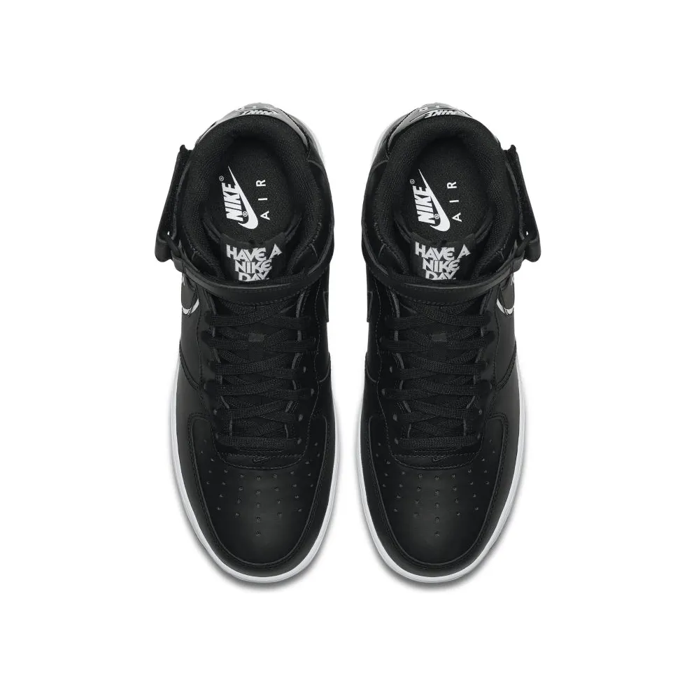 Nike Air Force 1 Mid Have a Day Black Black/Black-White (AO2444-001)