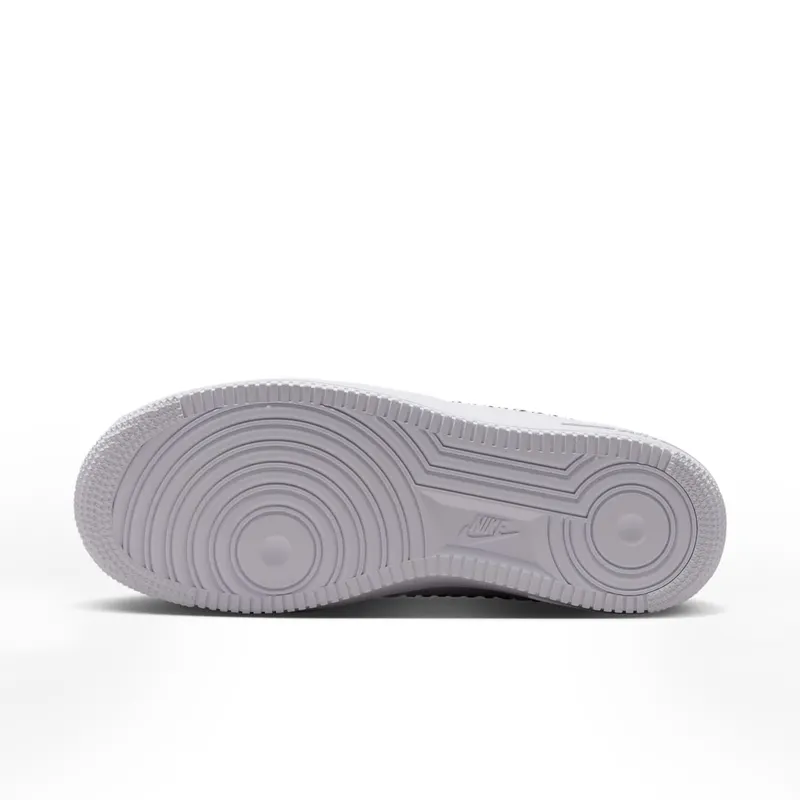 Nike Air Force 1 Low ’07 LV8 Triple White Metallic Silver (IW1234-100)