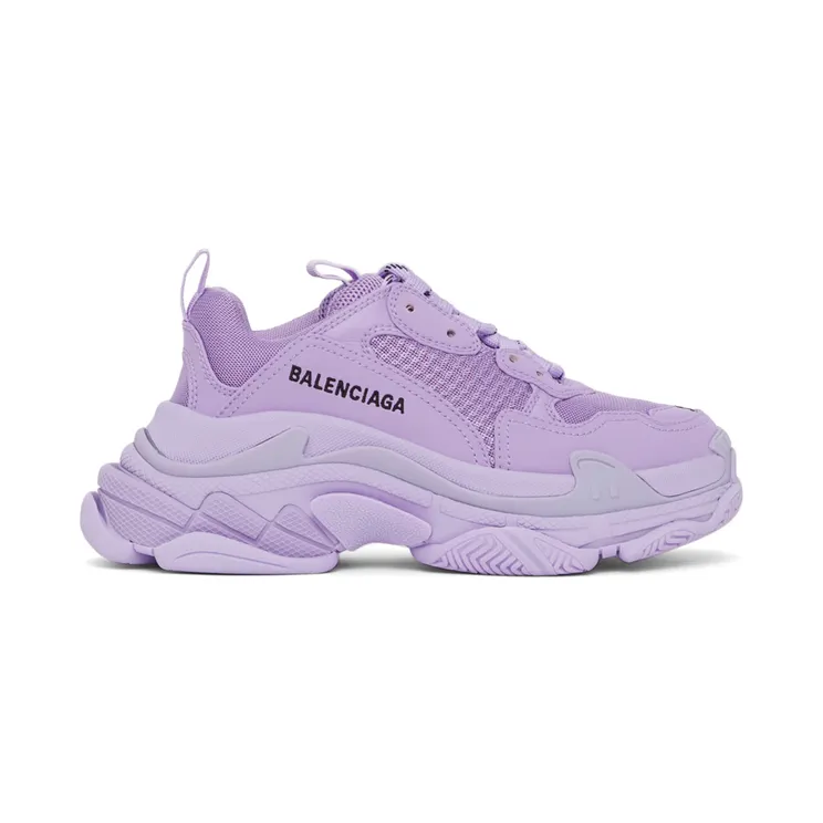 Balenciaga Purple Triple S Sneakers (524039 W2FW1)
