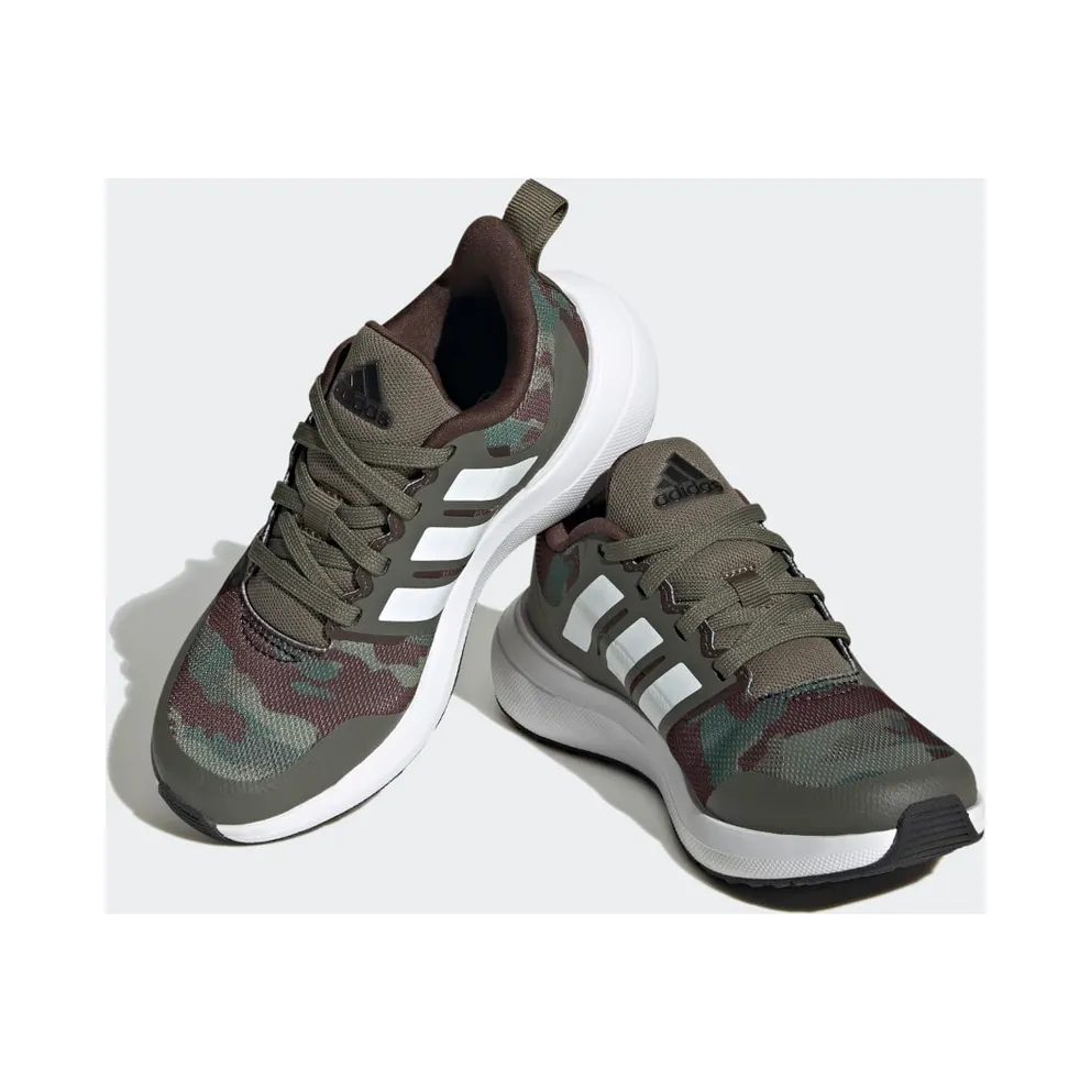 adidas Fortarun 2.0 Cloudfoam Sport Running Lace-up Shoes Olive Strata / Cloud White / Core Black (IE1972)