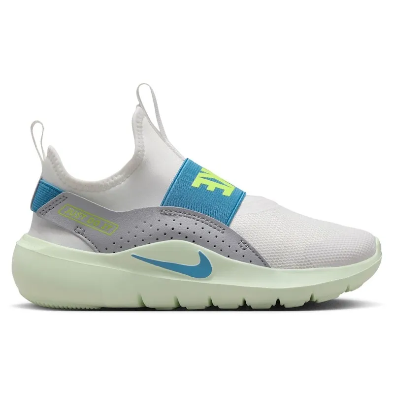 Nike Flex Runner 4 White Grey Volt Tint Dutch Blue (IF2894-103)