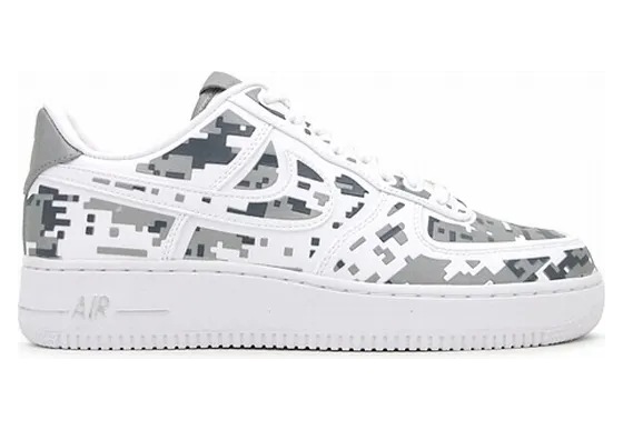Nike Air Force 1 Low PRM QS Grey Digital Camo – 3M (520505-100)