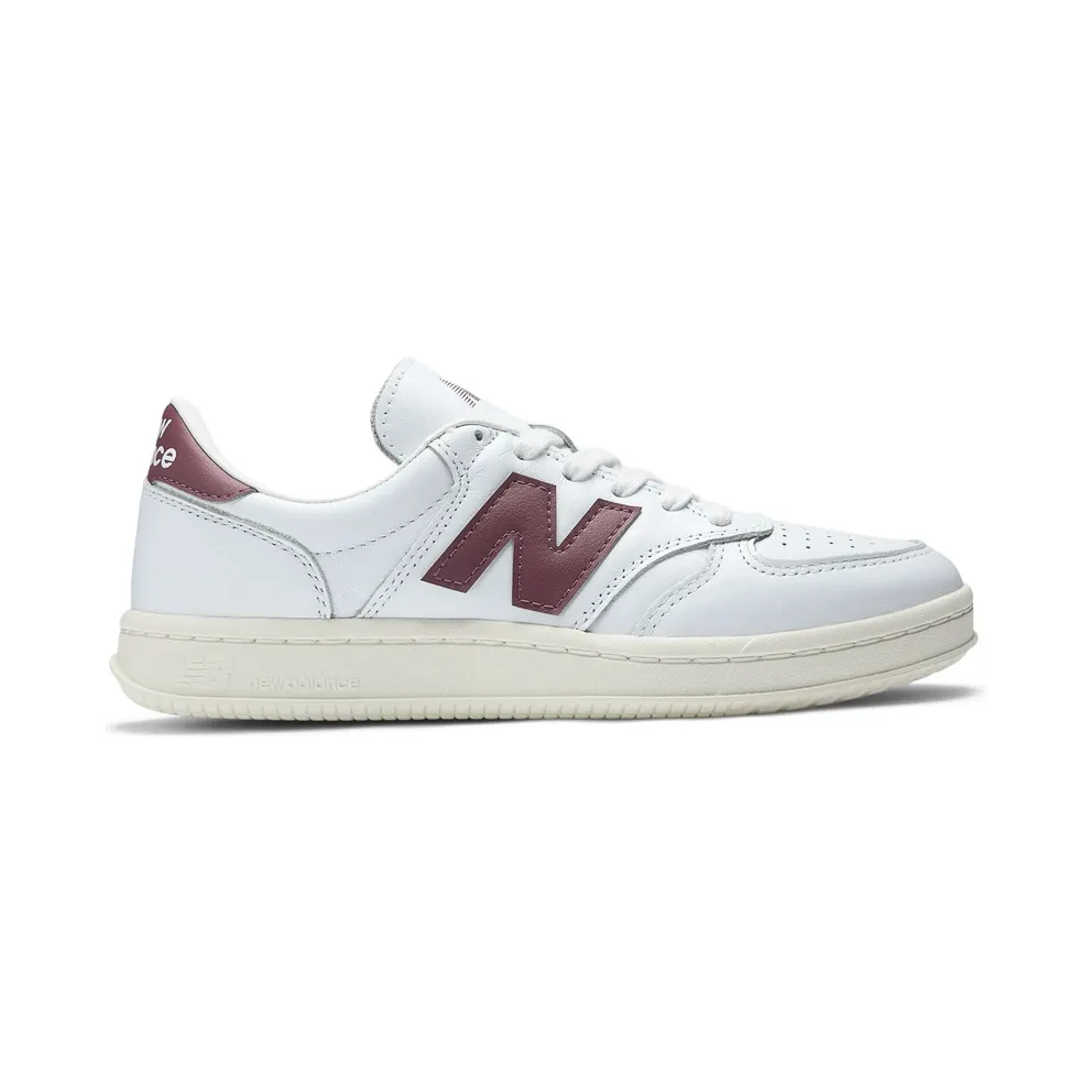 NEW BALANCE T500 “White / Washed Burgundy” (CT500LPB)