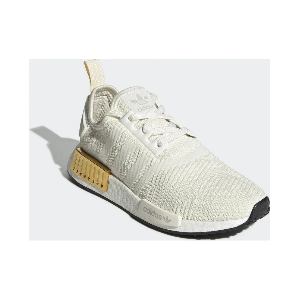 adidas NMD_R1 Off White (W) Off White/Off White/Gold Metallic (EE5174)