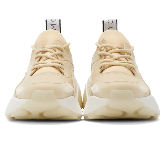 Stella McCartney Beige Eclypse Sneakers (491514N0016) (2)