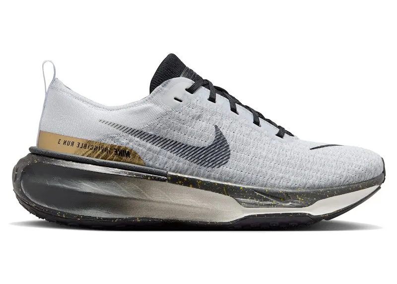 Nike ZoomX Invincible Run 3 White Dark Smoke Grey Light Smoke Grey Black (IB2756-100)