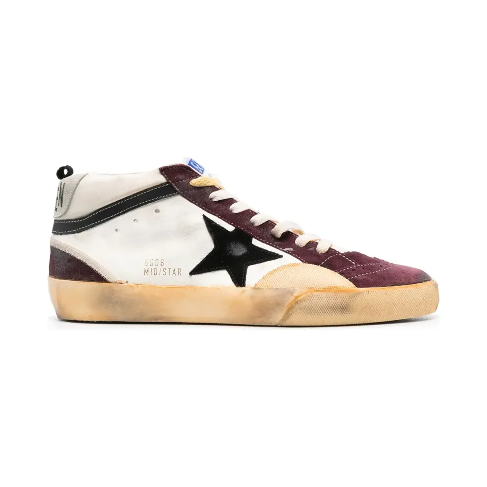 Golden Goose Mid Star Sneakers – Weiß (GMF00460F004009)