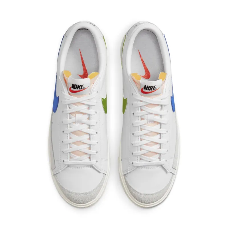 Nike Blazer Low 77 Vintage Vintage White Chlorophyll Medium Blue (DA6364-107)