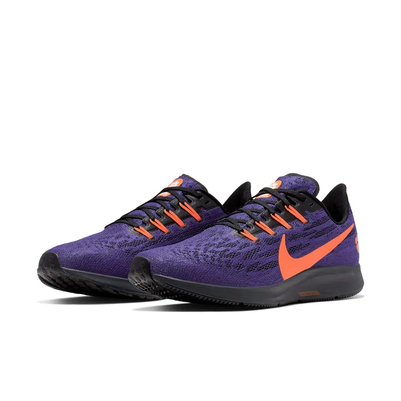 Nike Air Zoom Pegasus 36 Clemson New Orchid/Black-University Orange (CI2064-500)