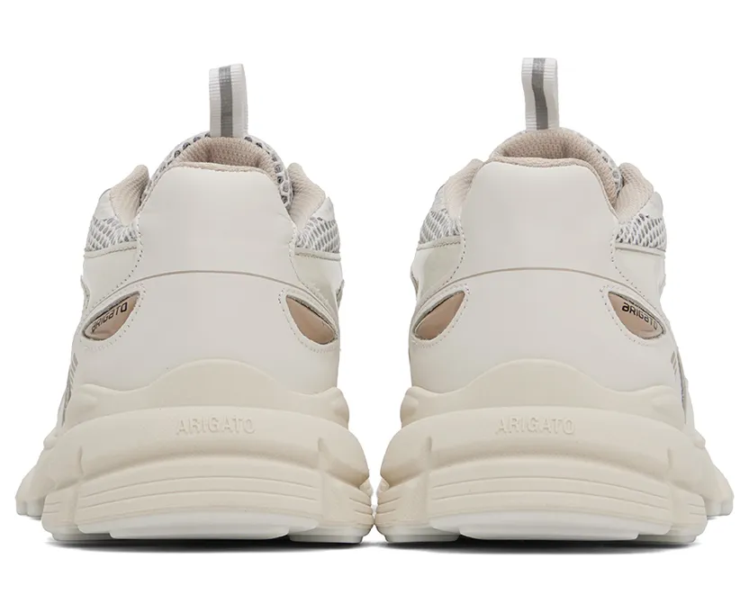 Axel Arigato White & Taupe Marathon Runner Sneakers (F0158042) (2)