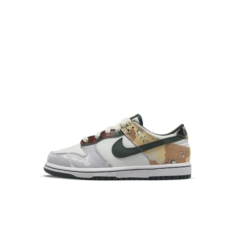 Nike Dunk Low Sail Multi-Camo (PS) (DB1900-100)