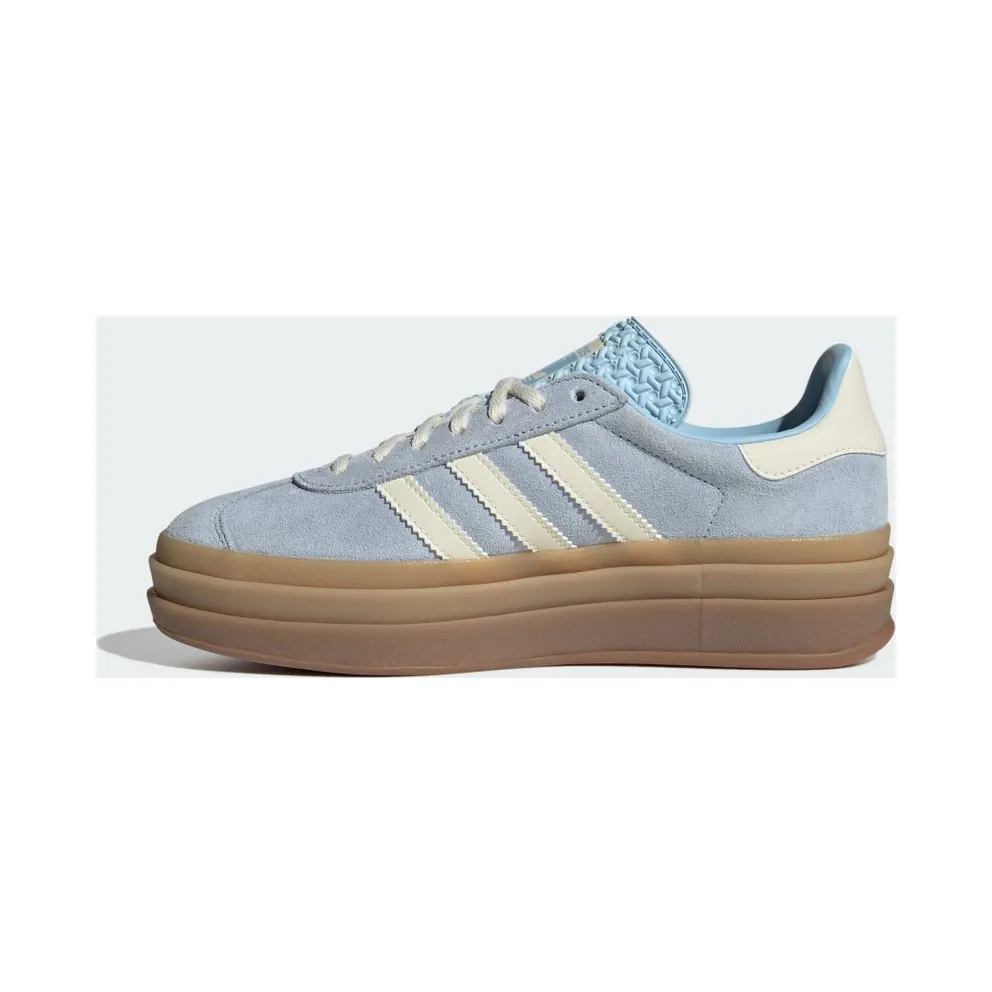 Adidas Gazelle Bold Clear Sky / Cream White / Gold Metallic (JQ7776)