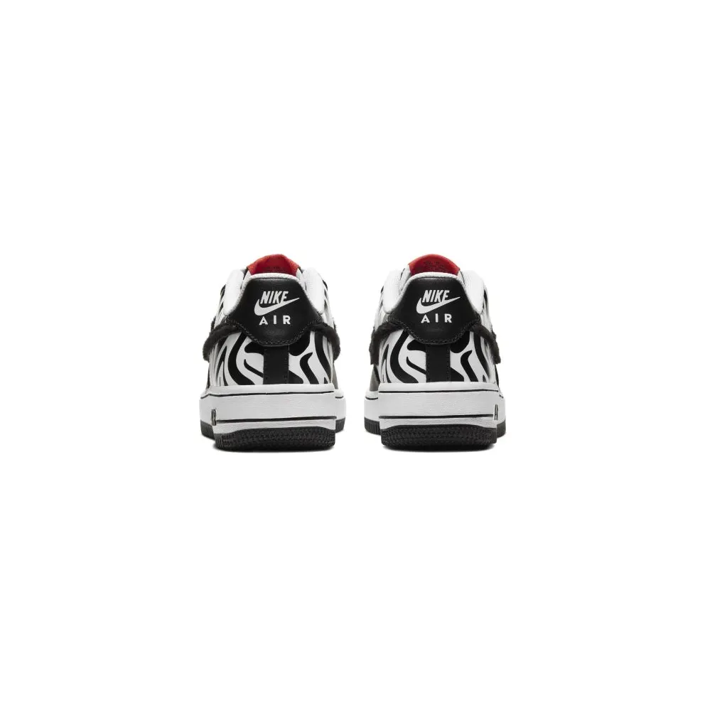 Nike Air Force 1 Zebra (GS) White/Black (CU4687-100)