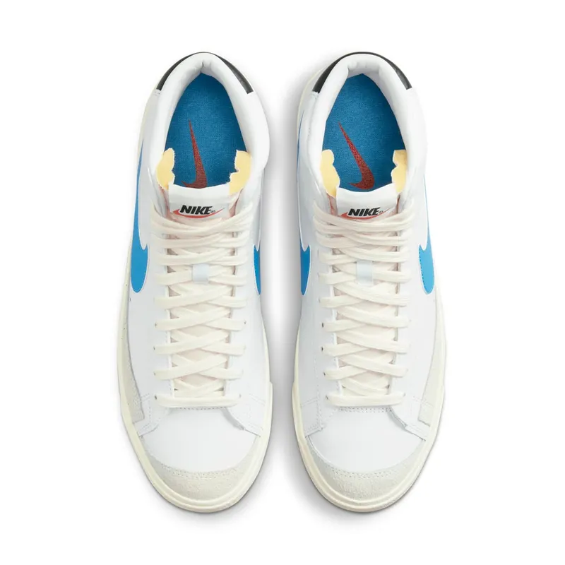 Nike Blazer Mid 77 Vintage White Light Photo Blue Black Sail (BQ6806-118)